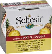 Schesir - Poulet et Ananas en Gelée - Nourriture Humide pour Chiens