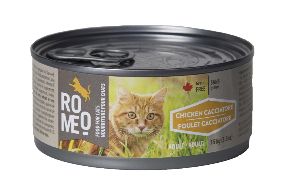 ROMEO Chat Pâté Poulet Cacciatore 156g