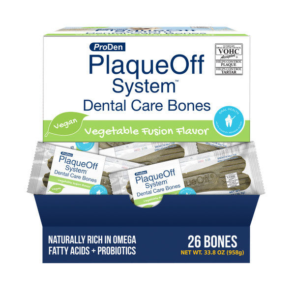 PLAQUEOFF Gâteries Chien Os Légumes 36.9g