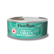 FIRSTMATE Chat Pâté Dinde & Riz 156g