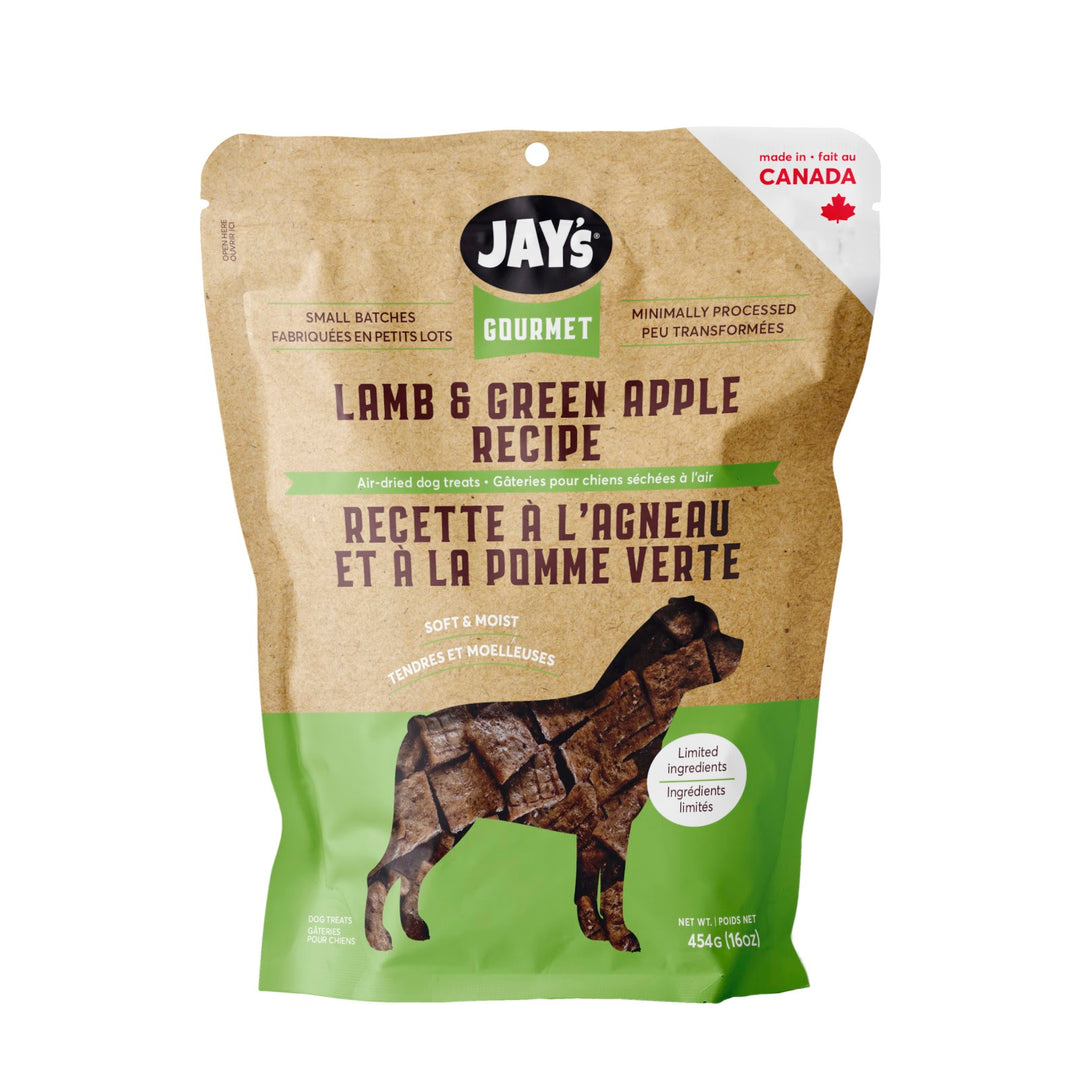 JAY'S GOURMET Gâteries Chien Agneau & Pomme Verte 454g