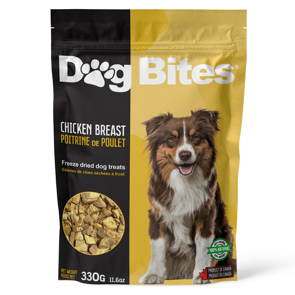 DOG BITES Gâteries Chien Poitrines de Poulet 175g