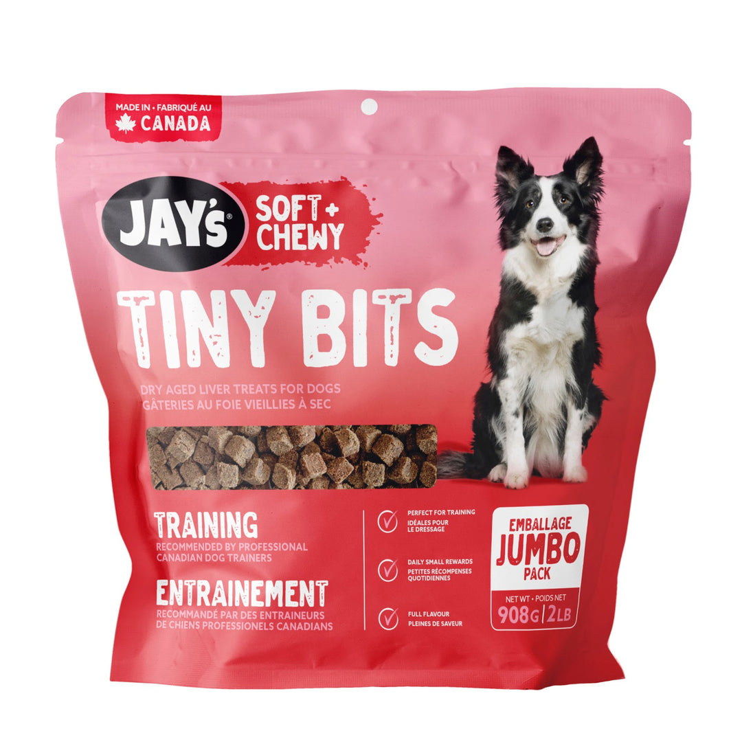 JAY'S TINY BITS Gâteries Chien Foie de Porc 908g