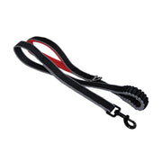 KURGO Laisse Springback Noire Poigné Rouge 48