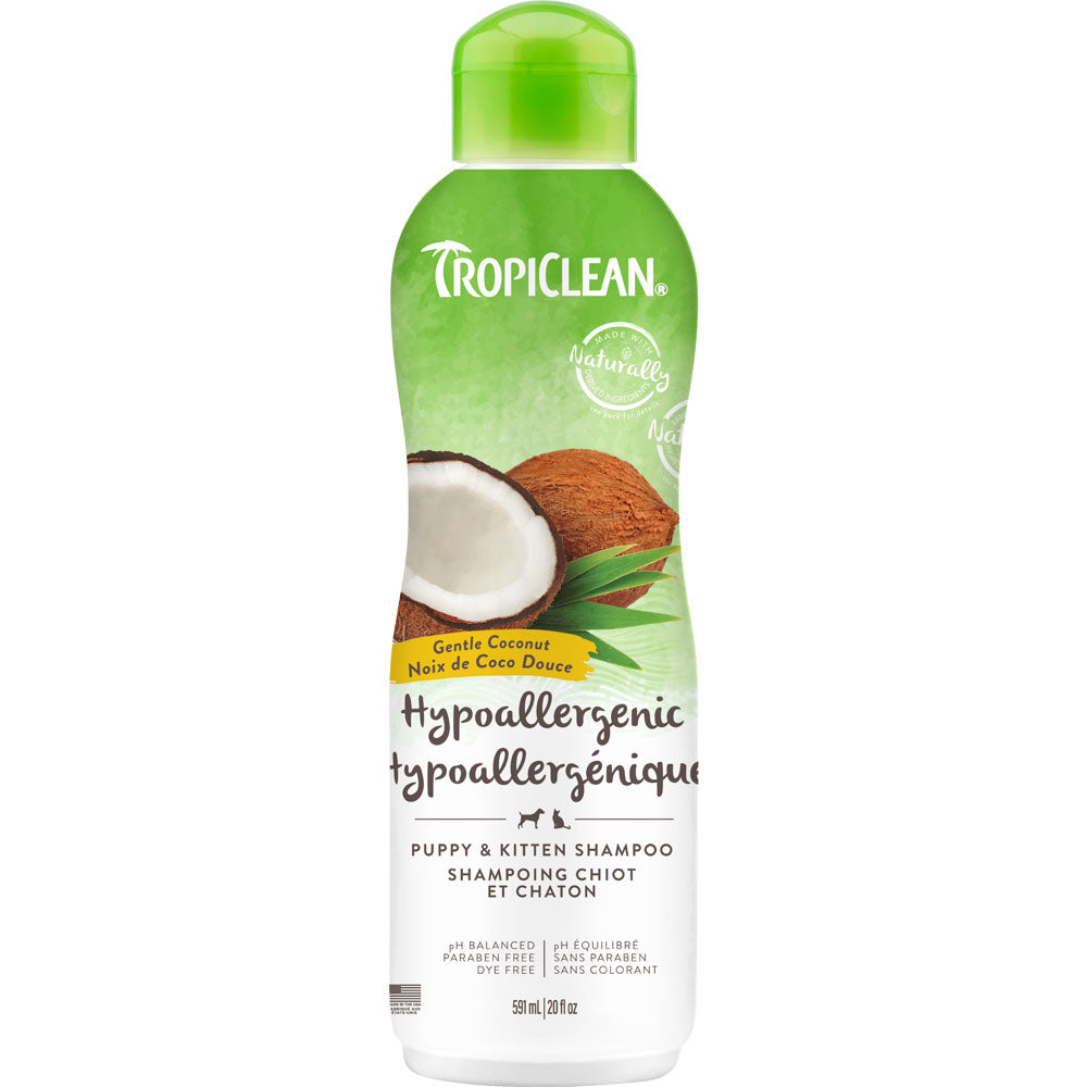 TROPICLEAN Shampoing Chiot & Chaton 20oz