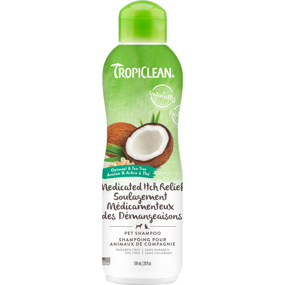 TROPICLEAN Shampoing Anti-Démangeaisons 20oz