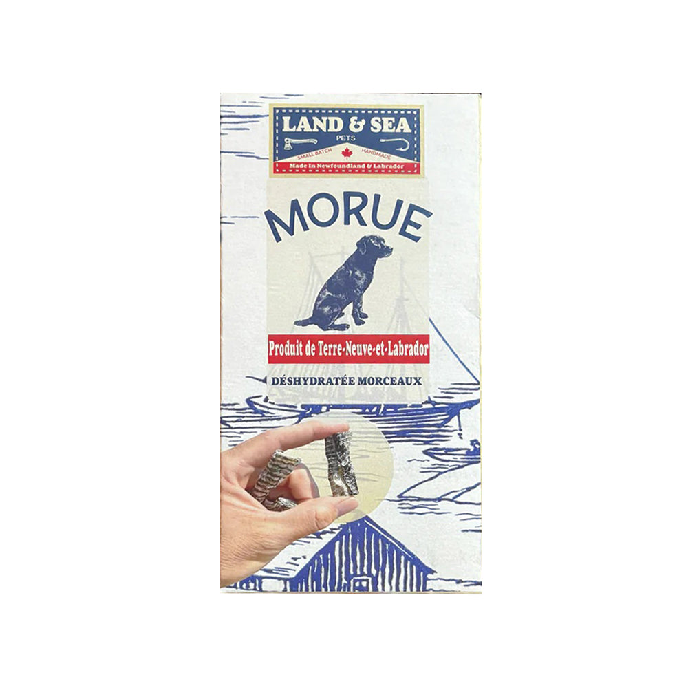 LAND & SEA Gâteries Chien Peau de Morue Coupée 50g