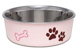 LOVING PETS BELLA Chien Bol Rose Paparazzi M