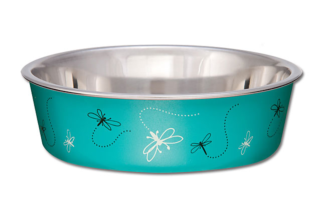LOVING PETS BELLA Chien Bol Libellule Turquoise L