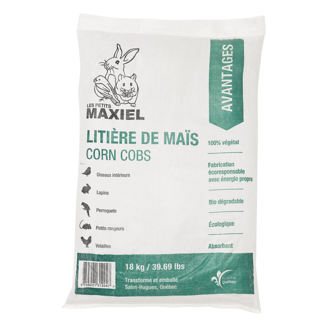 MAXIEL Litière Rongeur Maïs 18kg