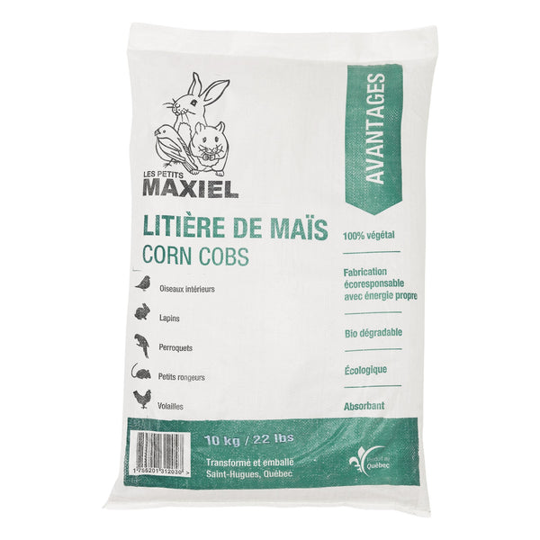 MAXIEL Litière Rongeur Maïs 10kg