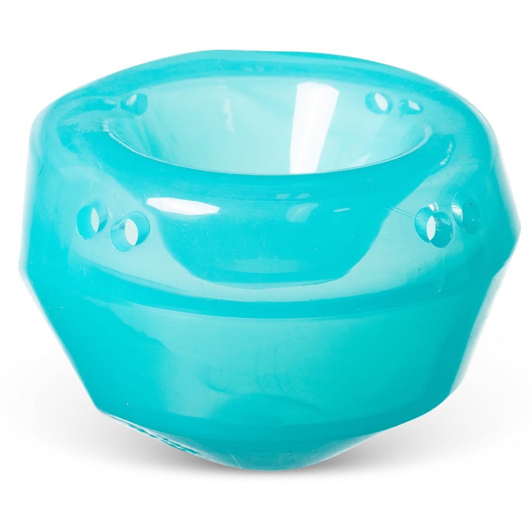 MESSY MUTTS Jouet Chew N' Stuff Balle 5" Bleu