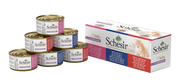Schesir - Chat Adulte Multipak de 6 en Eau de Cuisson - Nourriture Humide pour Chats