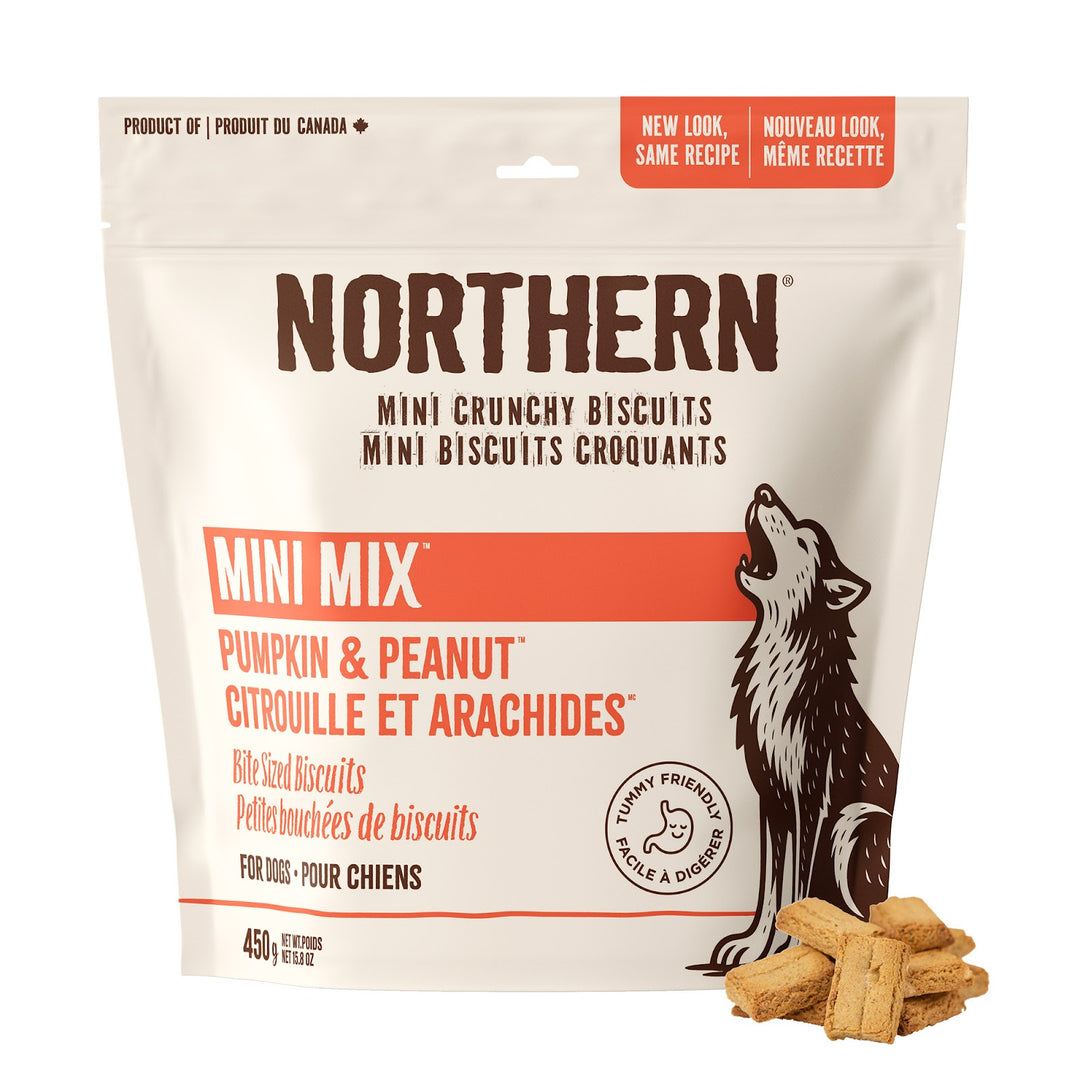 NORTHERN MINI MIX Gâteries Chien Citrouille & Arachide 450g