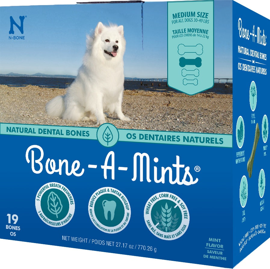 BONE-A-MINTS Gâteries Chien Boîte Os Dentaires M 773.94g