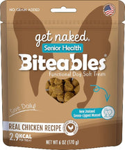 GET NAKED BITEABLES Gâteries Chien Agé Santé Intégrale 170g