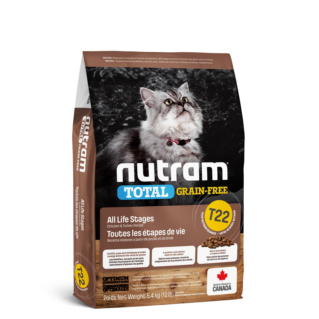 NUTRAM TOTAL (T22) Chat Poulet & Dinde SG 5.4kg