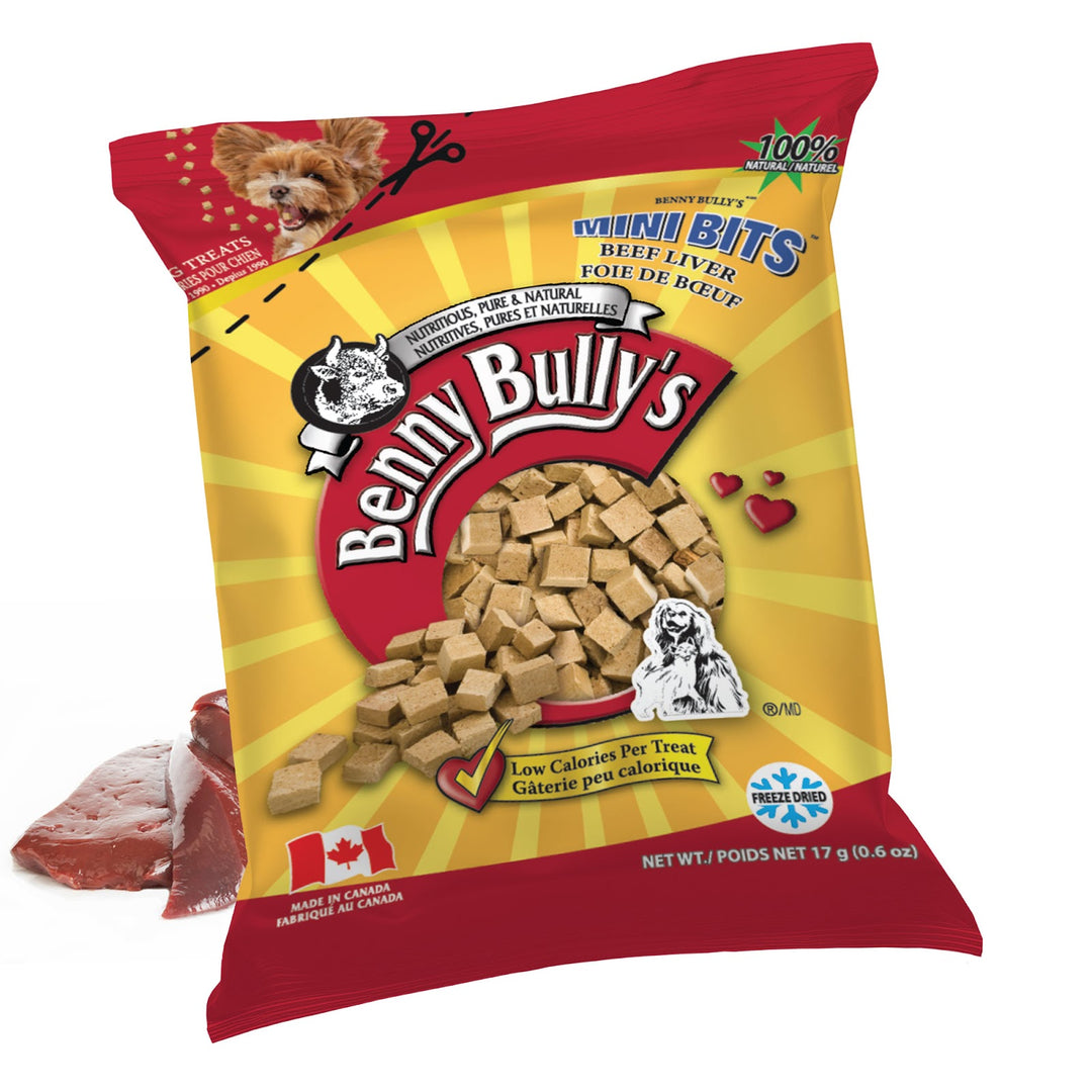 *BENNY BULLY'S Gâteries Chien Mini Foie Boeuf 17g