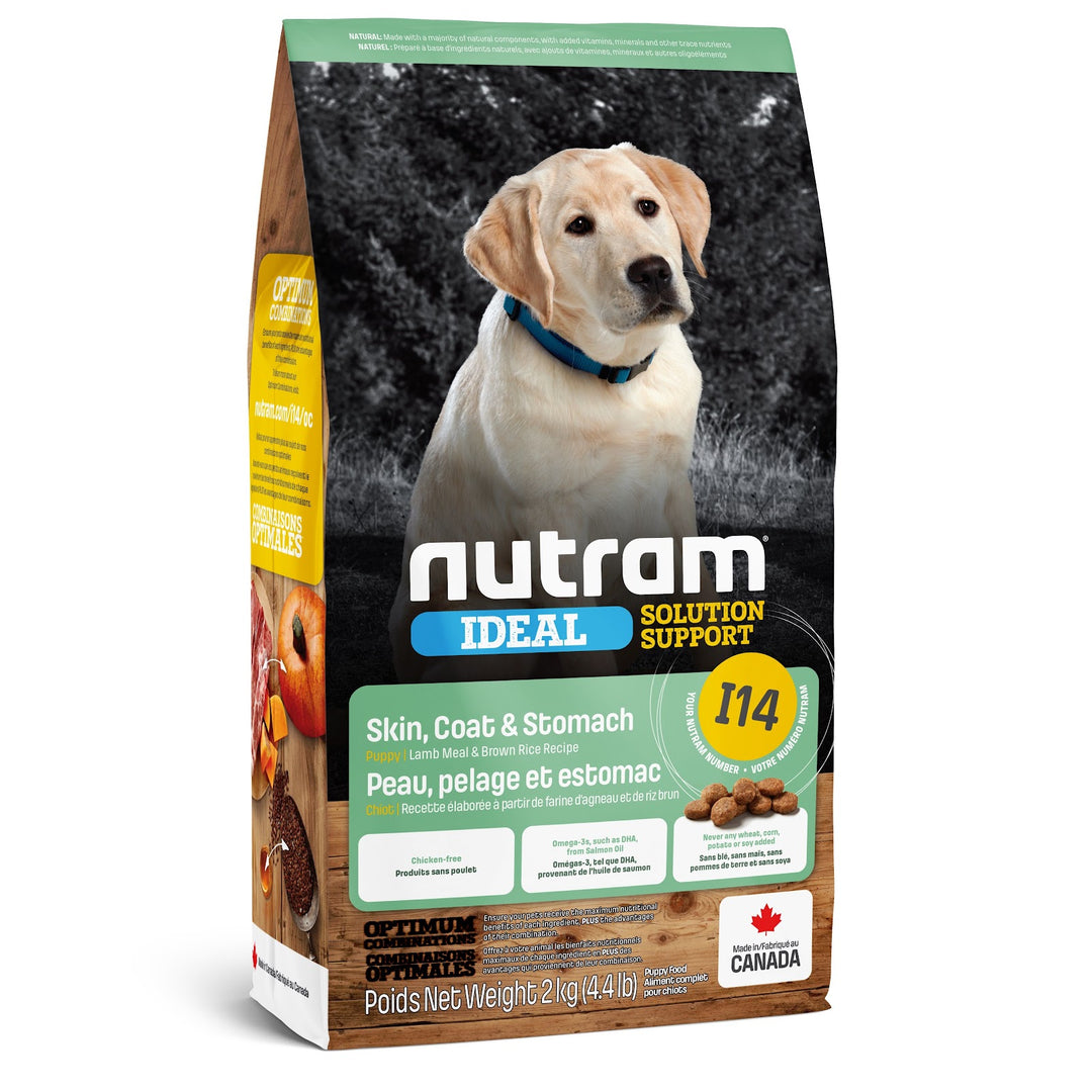 NUTRAM IDEAL (I14) Chiot Peau, Pelage & Estomac SG 2kg