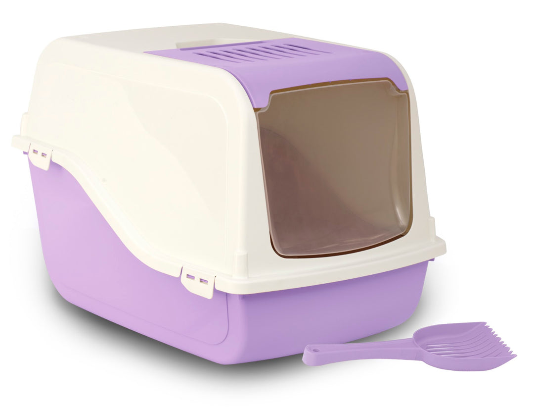 BERGAMO ARIEL Bac Litière Dome Lilas