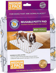 POOCHPAD Pads Lavables M Blanc x2