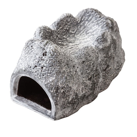 Exo Terra - Grotte en Céramique Hygroscopique Wet Rock - Cachette pour Reptiles