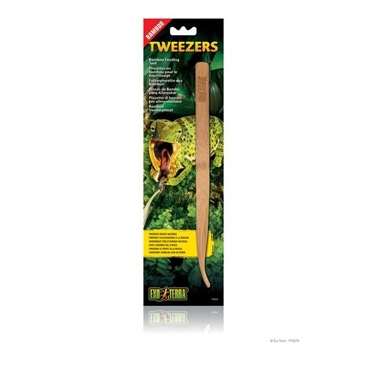 Exo Terra - Pincettes de Nourrissage en Bambou - Accessoire pour Reptiles