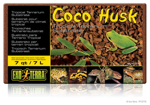 Exo Terra - Fibre de Coco Coco Husk en Brique - Substrat pour Terrariums