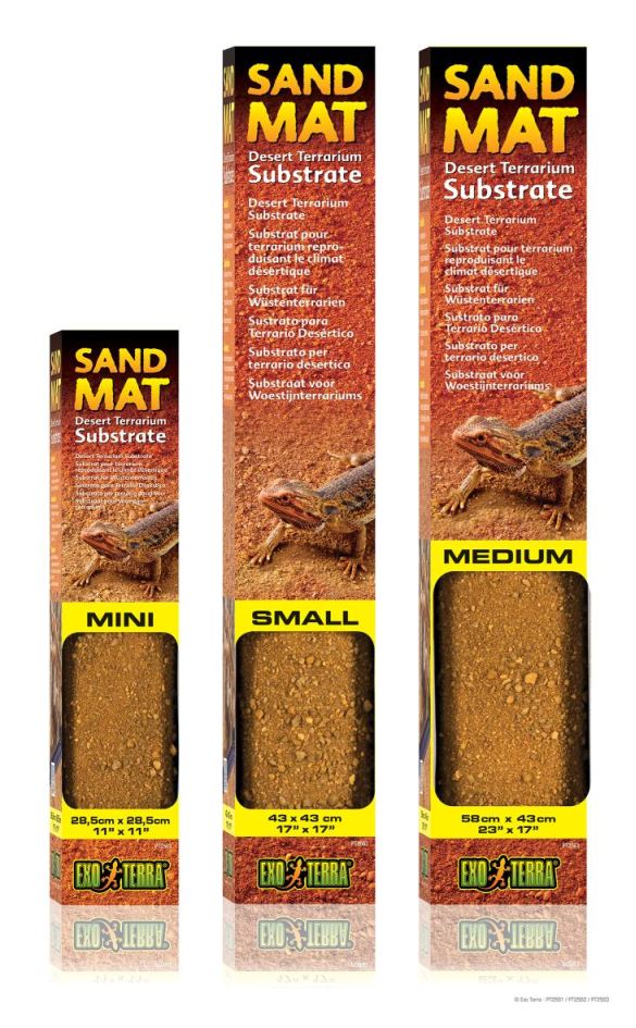 EXO TERRA Tapis de Substrat de Sable L pour Reptiles