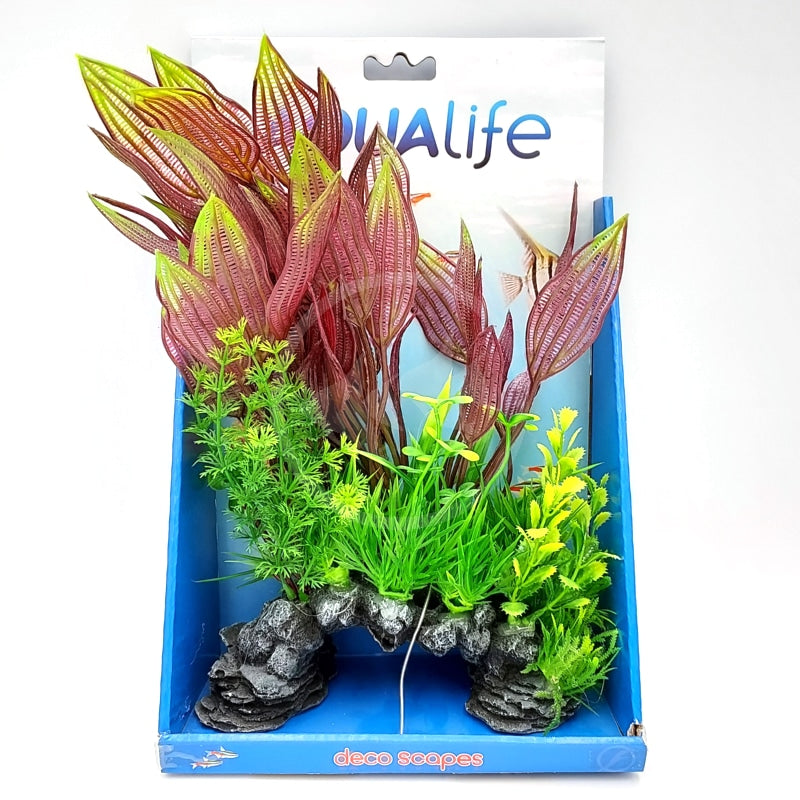 Fluval Aqualife - Plante Plante-Dentelle Rouge - Plante Artificielle pour Aquariums