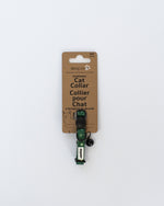 Voir l’image dans la galerie, DEXYPAWS Chat Collier Polyester Motifs Marguerites M Vert