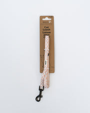 DEXYPAWS Chat Laisse Polyester Motifs Carreaux & Coeurs 5'