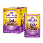 Voir l’image dans la galerie, Wellness Appetizing Entrees - Thon et Morue Émiettés en Bouillon - Nourriture Humide pour Chats Adultes en Sachet