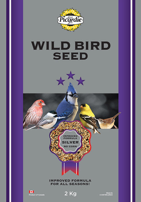 PICARDIE Nourriture Oiseaux Sauvage Argent 2kg