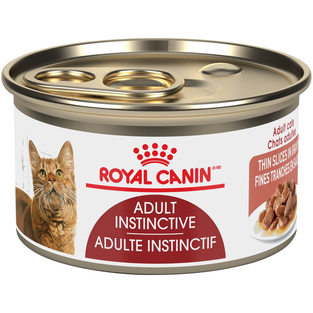 Royal Canin - Chat Adulte Instinctif Tranche en Sauce, Emballage de 12 - Nourriture Humide pour Chats