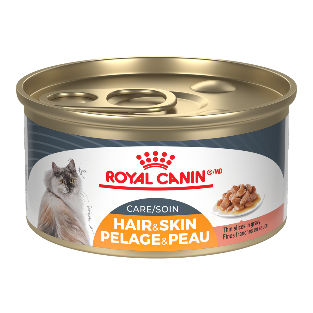 Royal Canin - Chat Soin Pelage et Peau Tranche en Sauce - Nourriture Humide pour Chats