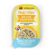 Weruva Meals'N More - Paw Lickin' - Poitrine de Poulet en Sauce - Garniture ou Nourriture Humide pour Chiens en Sachet