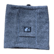 CHIEN BLANC Cache Cou Gris M