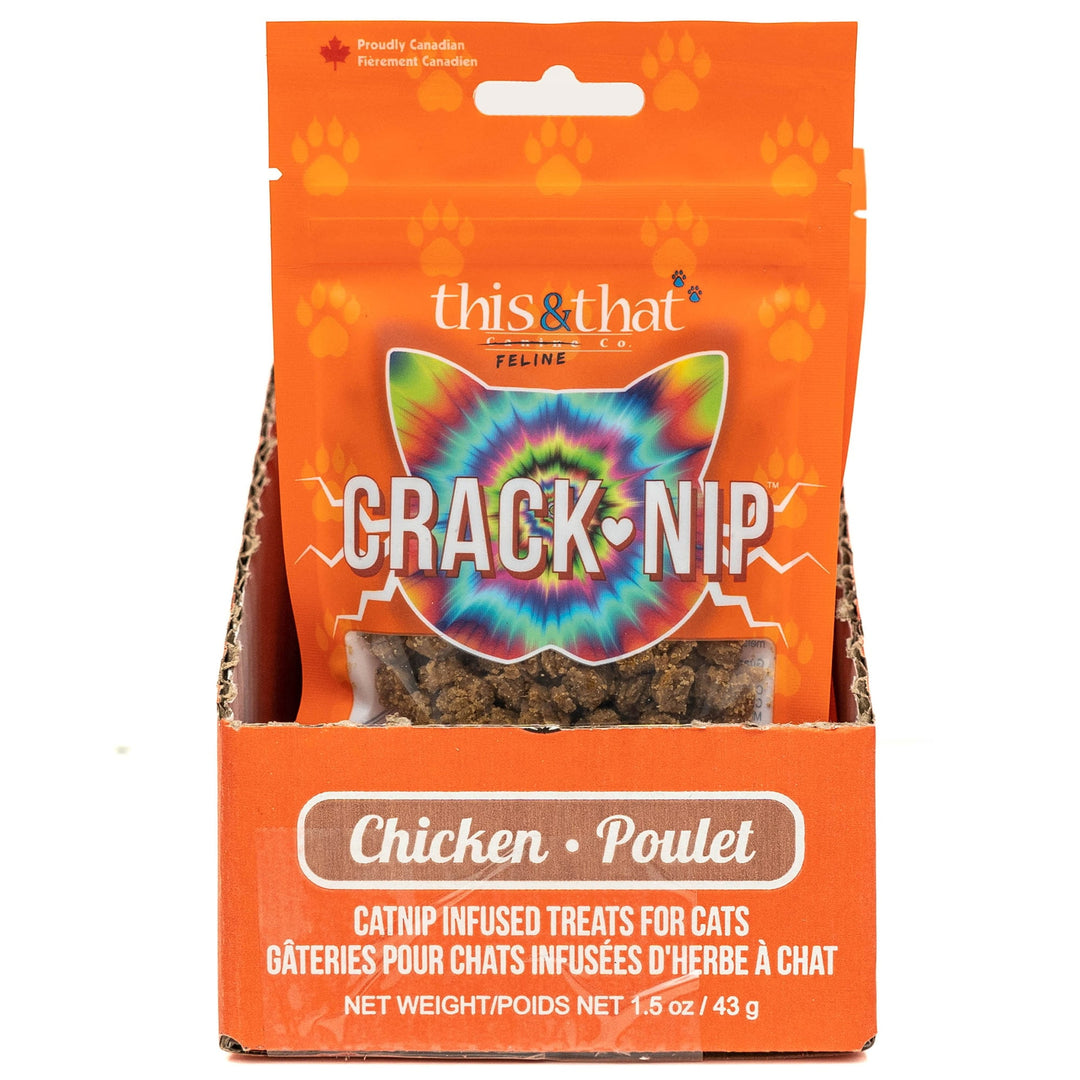 This & That Snack Station - Crack-Nip Poulet - Gâteries Tendres pour Chats