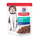 Voir l’image dans la galerie, Hill's Science Diet - Dîner de Thon en Sauce - Nourriture Humide pour Chats Adultes 7+ Ans en Sachet