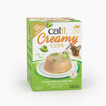 Voir l’image dans la galerie, Catit Creamy Cups - Mousse de Poulet avec Kiwi - Gâteries en Pâté Humide Sans Grains pour Chats