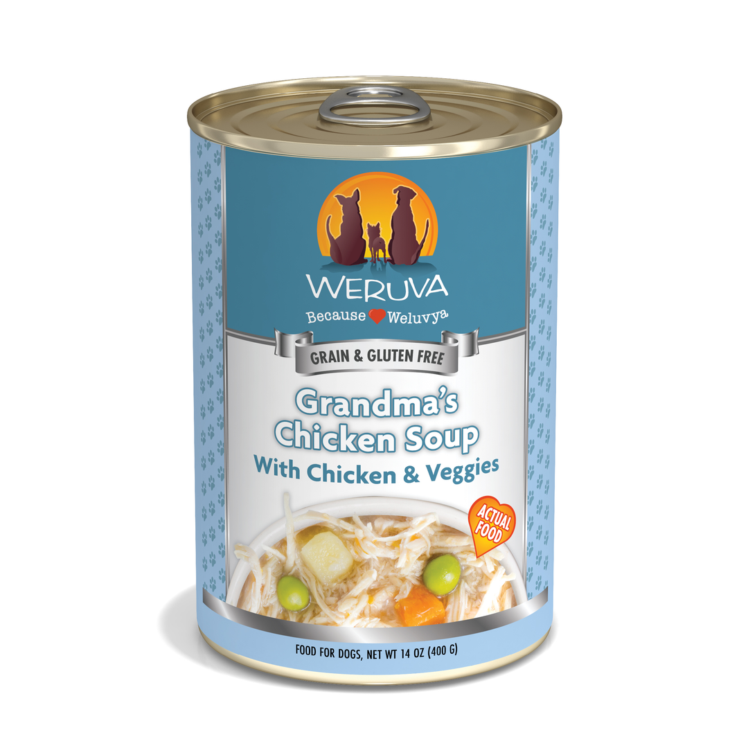 Weruva Classic - Grandma's Chicken Soup - Soupe au Poulet et Légumes - Nourriture Humide Sans Grains pour Chiens