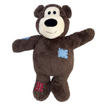 Voir l’image dans la galerie, Kong Wild Knots - Ours à Queue Sauvage - Jouet à Mâcher en Peluche avec Couineur pour Chiens