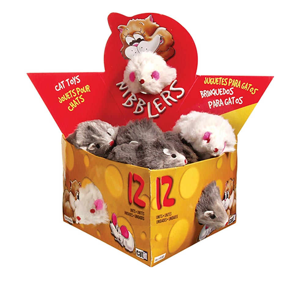 Catit Nibblers - Souris en Fourrure De Luxe - Jouet pour Chats