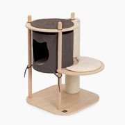 Catit Vesper - Arbre à Chat Moderne en Bois, Petit (59 x 57.5 x 86 cm)