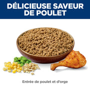 Hill's Science Diet - Chiot Entrée de Poulet et Orge - Nourriture Humide pour Chiens