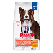 Hill's Science Diet - Digestion Parfaite (Perfect Digestion), Poulet et Orge - Nourriture Sèche pour Chiens Adultes 1-6 Ans