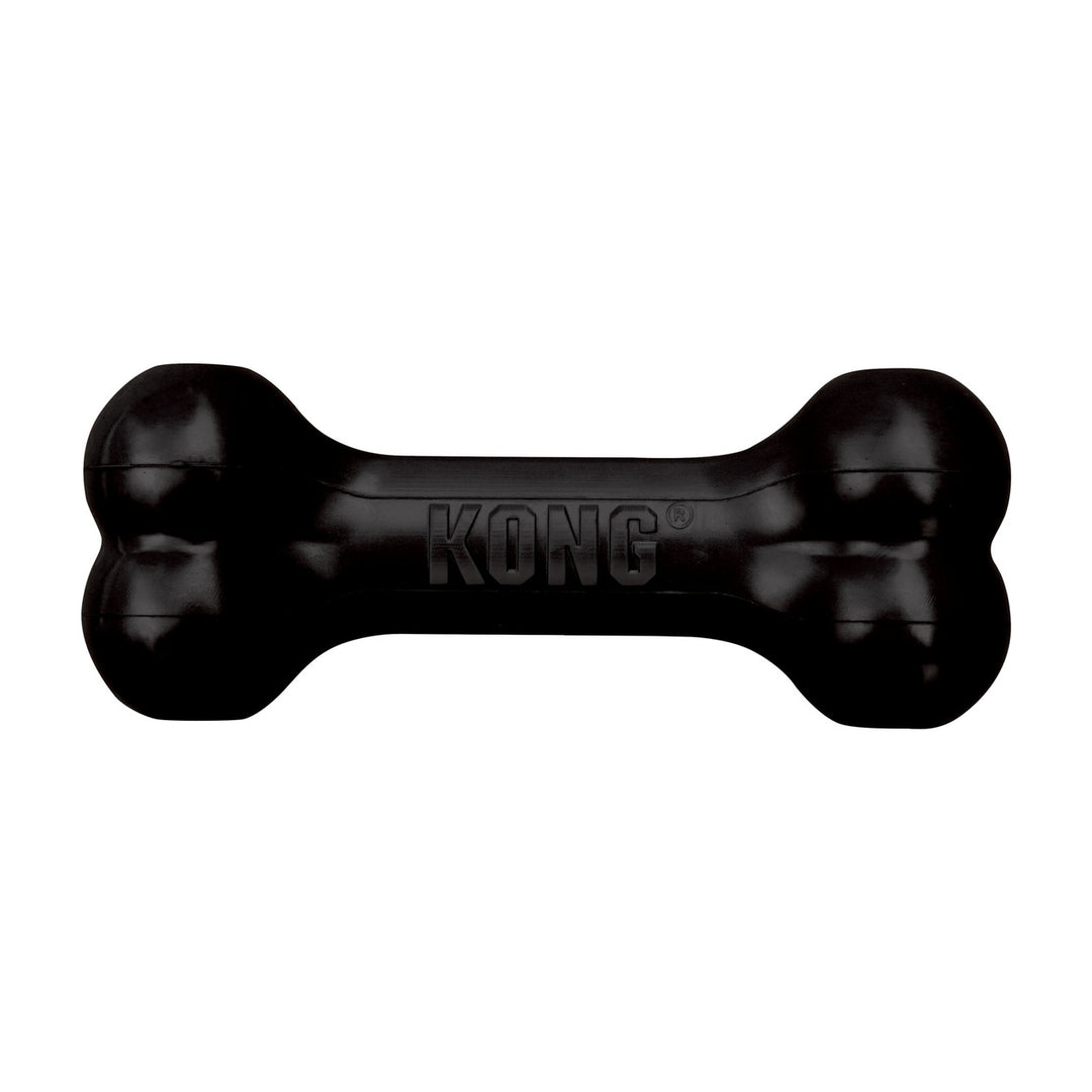 Kong Os Goodie Extrême - Jouet et Distributeur de Friandises en Caoutchouc Résistant pour Chiens