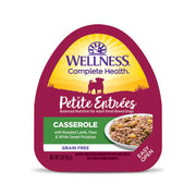 Wellness Petite Entrées - Casserole Agneau, Pois et Patates Douces Blanches - Nourriture Humide Sans Grains pour Chiens de Petites Races