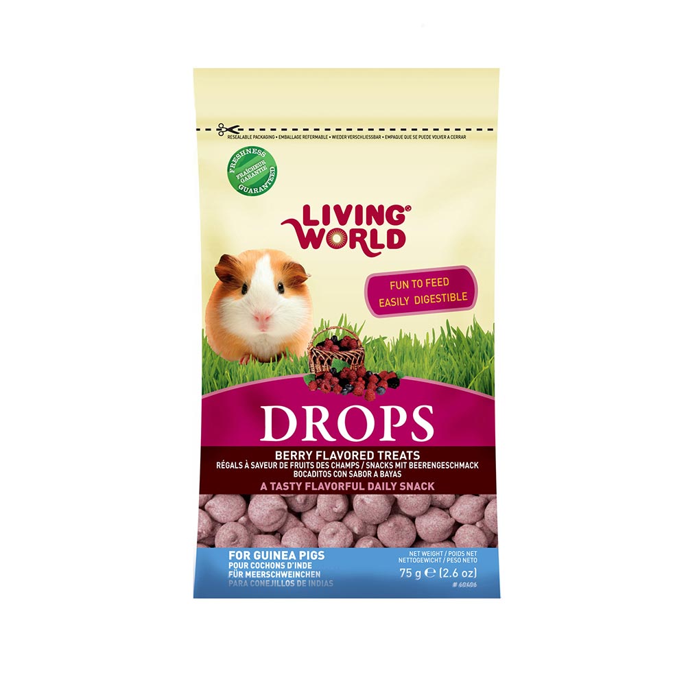 *LW Gâteries Drops Cochons d'Inde Fruits des Champs 75g